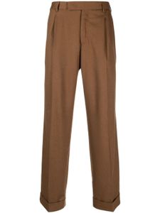 PT Torino pantalon de costume à ornements - Marron