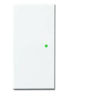 Busch-Jaeger 2CKA006220A0049 Afdekking 2-voudig free@home Wit, Verkeerswit 1 stuk(s)