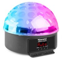 Discobal met 6 Kleuren en Afstandbediening - BeamZ JB60R - 5 DMX Kanalen - LED Discolamp Lichteffect - thumbnail