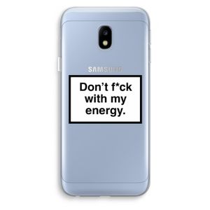 My energy: Samsung Galaxy J3 (2017) Transparant Hoesje