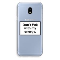 My energy: Samsung Galaxy J3 (2017) Transparant Hoesje