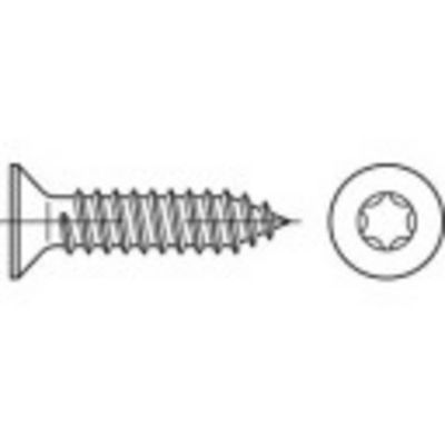 TOOLCRAFT 1069473 Verzonken plaatschroeven 5.5 mm 70 mm T-profiel RVS A2 250 stuk(s)