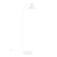 Grote witte vloerlamp met vloerschakelaar en E27 fitting Nordlux Dial