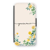 Gele bloemen: iPhone 7 Flip Hoesje