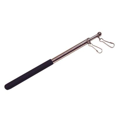 Compacte vlaggenstok - telescopische steel - 120 cm - metaal - Uitschuifbare vlaghouder