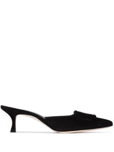 Manolo Blahnik mules Maysale 50 - Noir