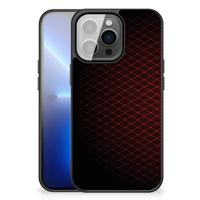 iPhone 13 Pro Max Back Case Geruit Rood