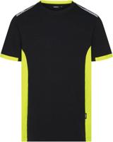 DASSY polo veracruz nachtblauw/fluogeel 4xl