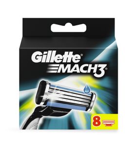 Gillette Mach 3 scheermesje 8 stuk(s) Mannen