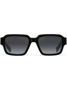 Prada Eyewear lunettes de soleil rectangulaires à logo - Noir