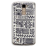 Marrakech print: LG K10 (2016) Transparant Hoesje