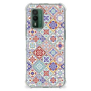 Nokia XR21 Anti-Shock Hoesje Tiles Color