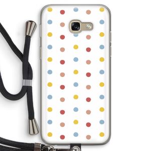 Bollen: Samsung Galaxy A5 (2017) Transparant Hoesje met koord