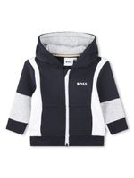 BOSS Kidswear hoodie à logo imprimé - Bleu - thumbnail