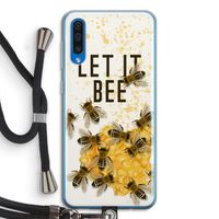 Let it bee: Samsung Galaxy A50 Transparant Hoesje met koord