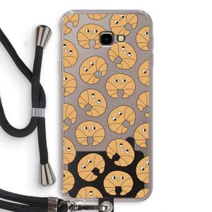 Croissant: Samsung Galaxy J4 Plus Transparant Hoesje met koord