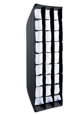 Linkstar opvouwbare striplight softbox + honingraat qssx-30150hc 30x150 cm