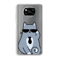 Cool cat: Xiaomi Poco X3 NFC Transparant Hoesje