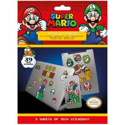 Super Mario: Tech Stickers