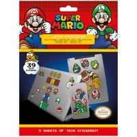 Super Mario: Tech Stickers Super Mario: Tech Stickers