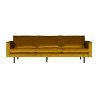 BePureHome Rodeo 3-zitsbank - Velvet - Oker