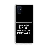 Schotelvod: Galaxy A51 4G Transparant Hoesje