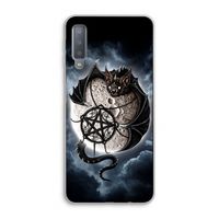 Volle maan: Samsung Galaxy A7 (2018) Transparant Hoesje