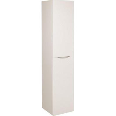 Crosswater Glide II Badkamerkast - 35x35x160cm - greeploos - glans wit GL3516F2WG
