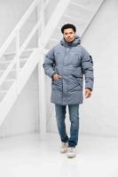 Pure Path Activewear Parka Winterjas Heren Blauw - Maat L - Kleur: Blauw | Soccerfanshop