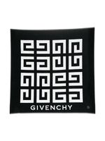 Givenchy Kids serviette de plage à logo imprimé - Noir