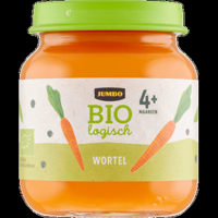 Jumbo Babyvoeding Biologisch Wortel 4+ Maanden 125 g