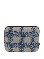 JW Anderson pochette d'iPad à motif monogrammé - Blanc