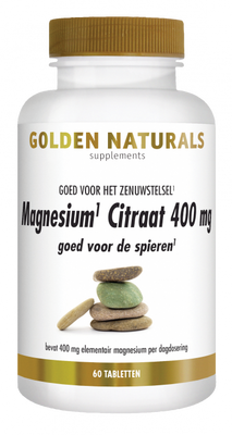 Golden Naturals Magnesium Citraat 400mg Tabletten
