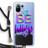 Be Kind: Xiaomi Mi 11 Lite Transparant Hoesje met koord