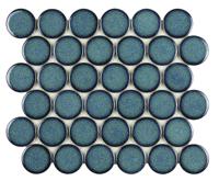 Mozaïek tegels Rond Wintertaling 30,4x26,3 - Rond Wand en vloer Geglazuurde porseleinen steengoed