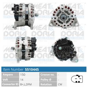 Meat Doria Alternator/Dynamo 5510445