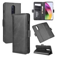 OnePlus 8 Wallet Case met Magnetische Sluiting - Zwart