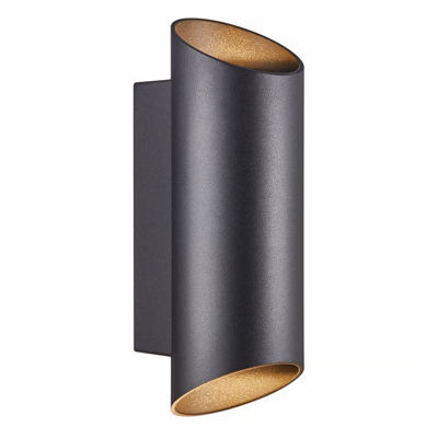 Up & down wandlamp antraciet GU10 fitting Nordlux Nico