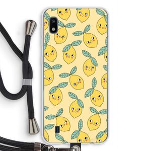 Citroenen: Samsung Galaxy A10 Transparant Hoesje met koord