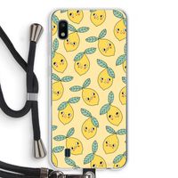 Citroenen: Samsung Galaxy A10 Transparant Hoesje met koord