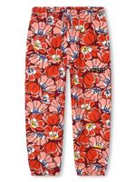 Kenzo Kids pantalon à fleurs - Multicolore