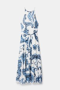 Boho midi-jurk - WHITE - M