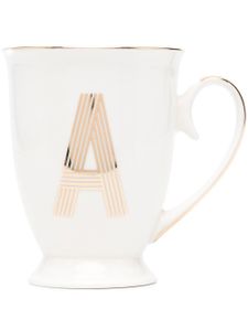 Bitossi Home tasse Letter-A en porcelaine - Blanc