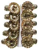 Decoris kandelaar kerstboomkaars op clip goud 10 stuks