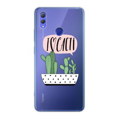 I love cacti: Honor Note 10 Transparant Hoesje