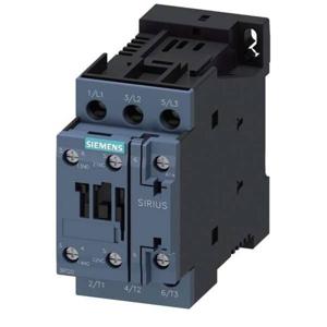 Siemens 3RT2028-1BB40 Contactor 3x NO 18.5 kW 24 V/DC 38 A Met hulpcontact 1 stuk(s)