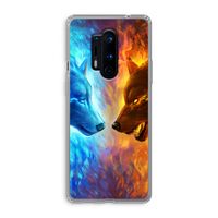 Fire & Ice: OnePlus 8 Pro Transparant Hoesje Fire & Ice: OnePlus 8 Pro Transparant Hoesje