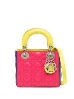 Christian Dior Pre-Owned grand sac à main Cannage Lady Dior (2013) - Multicolore - thumbnail