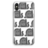 Cats: iPhone XS Max Transparant Hoesje