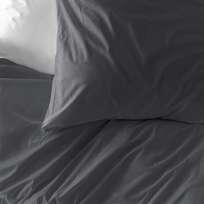 Kussenslopen 100% Flanel 2 PACK Antraciet Fresh And Co - Dekbed-Discounter.nl